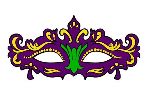 Mardi Gras Mask in Festival Colors SVG Cut file by Creative Fabrica Crafts · Creative Fabrica