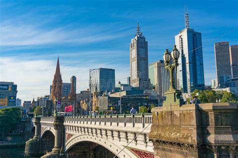 Melbourne CBD, Central Business District Skyline Editorial Stock Photo - Image of panoramic ...