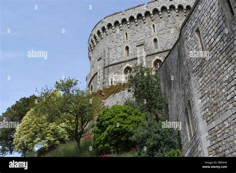 The royal palace of Windsor Castle Stock Photo - Alamy