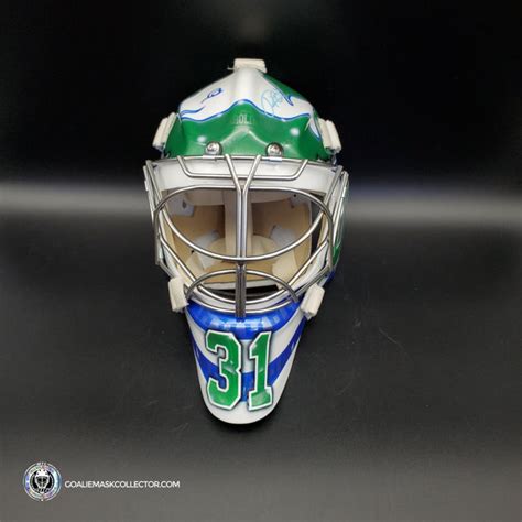 Frederik Andersen Signed Goalie Mask Carolina Hartford Whalers Signatu ...