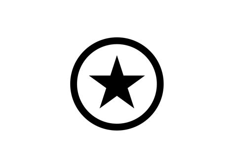 Star Black and White Logo