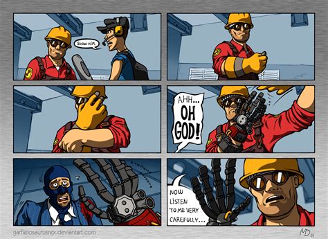 Engie shows how his hand looks like | Team Fortress 2 | Know Your Meme