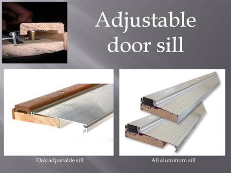 Adjustable Door Sill / Threshold | Shapira Builders