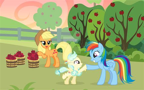 [MLP Next Gen] Rainbow Dash X Applejack by GalaxySwirlsYT on DeviantArt