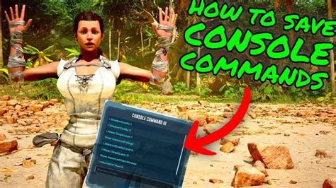 How To SAVE CONSOLE COMMANDS in Ark Survival Ascended!!! - YouTube