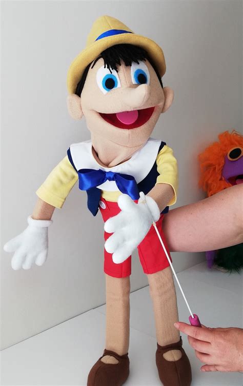 Pinocchio Cartoon Ventriloquist Puppet Funny Puppet - Etsy