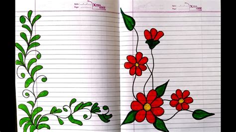 [View 25+] Diy Border Design For Notebook