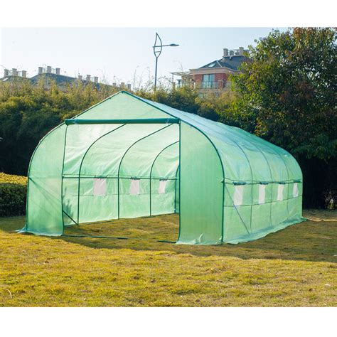 NEW 26x10 & 20x10 GREEN HOUSE GREENHOUSE GARDEN METAL FRAME - Uncle Wiener's Wholesale