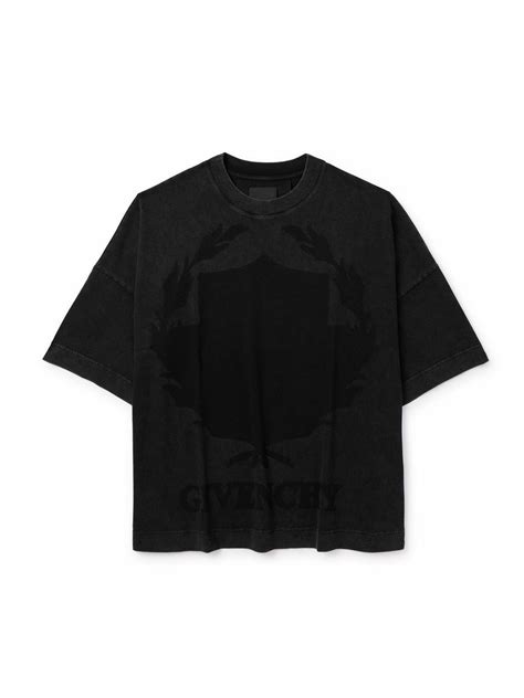 Givenchy - Logo-Print Cotton-Jersey T-Shirt - Black Givenchy