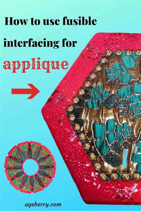 How to use fusible interfacing for applique