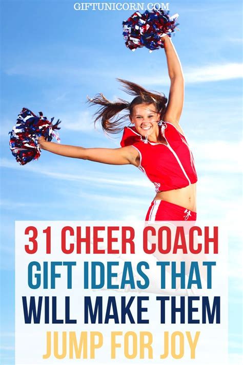 31 Cheer Coach Gift Ideas That Will Make them Jump for Joy! | Cheer coach gifts, Cheerleading ...