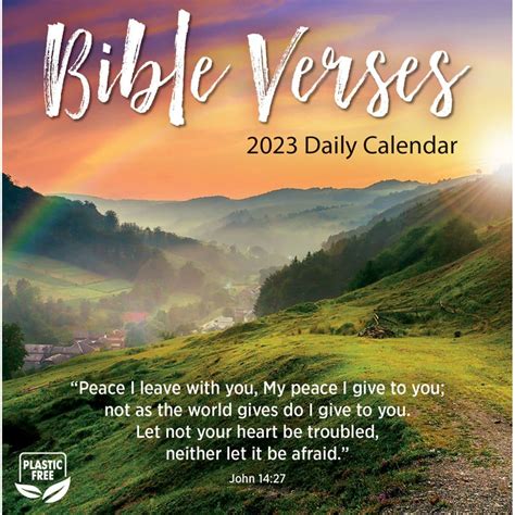 2023 2024 Wall Calendar Bible Verse Calendar 2023 2024 July 2023 | Images and Photos finder