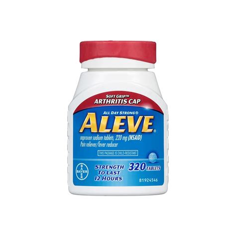 Aleve® Soft Grip Arthritis Caplet, 320 Ct - Walmart.com