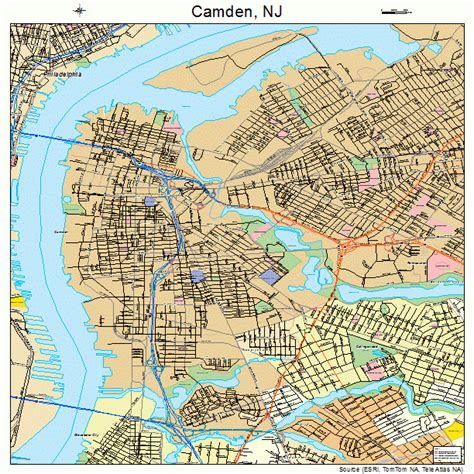 Camden New Jersey Street Map 3410000