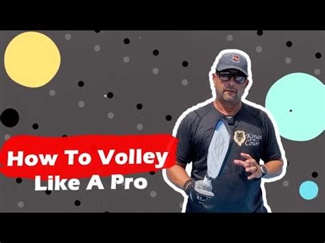 PICKLEBALL VOLLEY TECHNIQUE - 3 Succesful Strategies Of VOLLEYING The ...