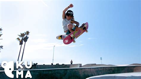 Awesome Kids - 9 Year Old Pro Skateboarder Destroys the Venice Skatepark 🤯 - YouTube