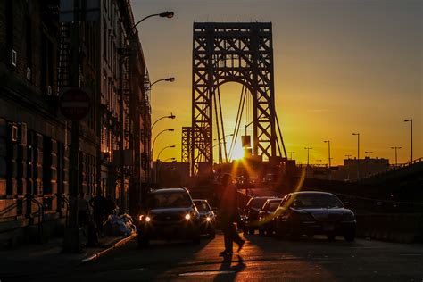 121/365 George Washington Bridge at Sunset | 1/50, F/22, ISO… | Flickr