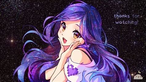 Purple Galaxy Girl | Ragazza manga, Manga, Ragazza