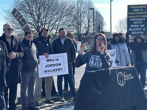 9 Republican lawmakers lead anti-vaccine rally at Pfizer headquarters ...