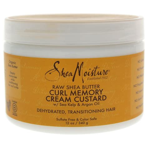 Shea Moisture Raw Shea Butter Curl Memory Cream Custard - 12 oz Cream ...