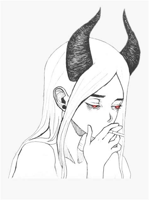 Devil Aesthetic Drawings Easy