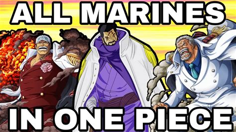 All Marines in ONE PIECE PART 1 - YouTube