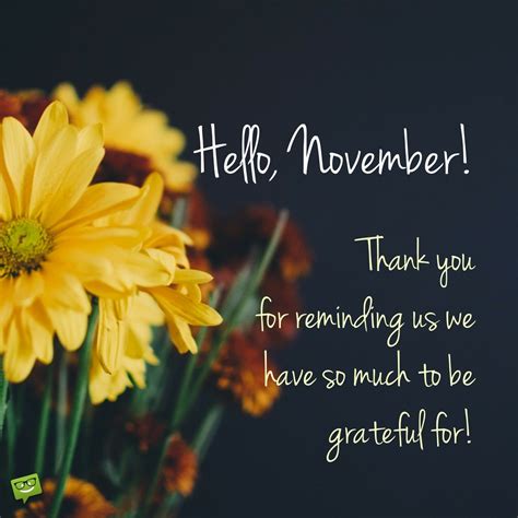 Hello November HD Wallpapers Free Download