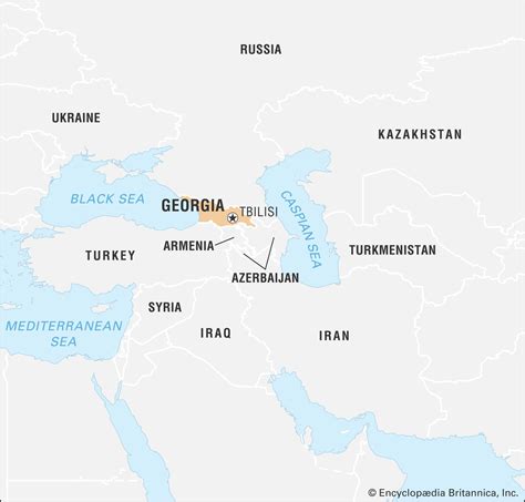 Where Is Tbilisi Georgia On World Map - Map Of Wake