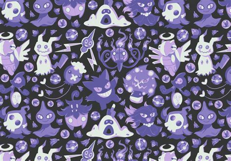 Ghost Pokemon pattern I did a while back : r/pokemon