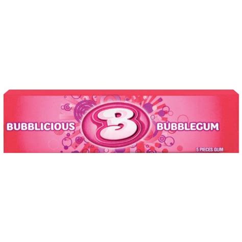 Bubblicious Bubble Gum, 18-count Packages • The Candy Database