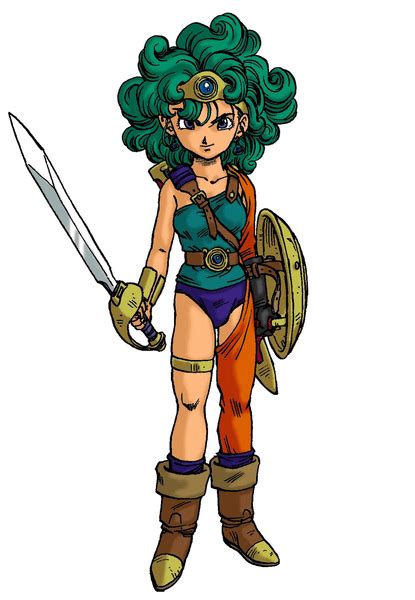 Dragon Quest 4 Hero and Heroine Art by Akira Toriyama : r/dragonquest