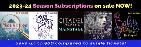 Season Subscriptions — Citadel Theatre