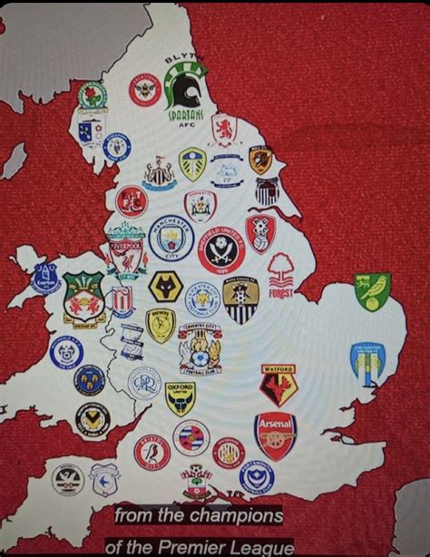 English Premier League teams according to geography : r/mapporncirclejerk