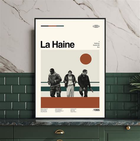 La Haine Movie Poster La Haine Poster Retro Movie Poster - Etsy