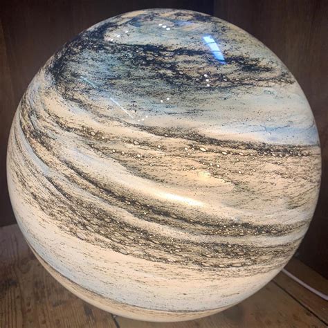 Handblown glass planet lamp – Scape Interiors West Ltd