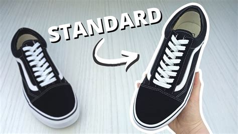 HOW TO LACE VANS (STANDARD Way) - YouTube