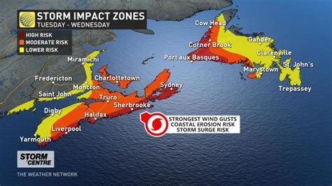 The Weather Network - Nova Scotians in high-risk areas asked to evacuate as Teddy nears