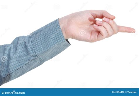 Pointing by Forefinger - Hand Gesture Stock Photo - Image of pointing, point: 41796408
