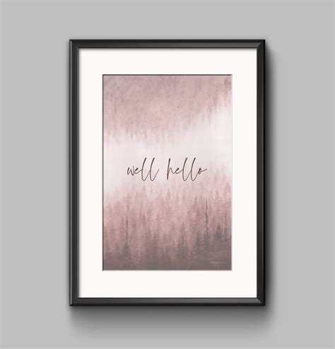 Hello Printable Word Art Hello Print Art Download - Etsy