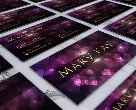 Mary Kay Business Cards Templates Free