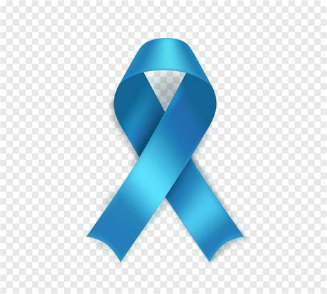 Prostate cancer awareness symbol. Light blue ribbon isolated on transparent background 23480034 ...