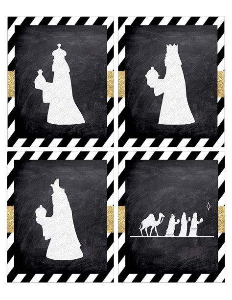 Christmas Nativity Banner Free Printable - Paper Trail Design