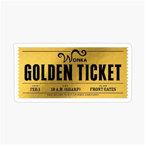 Willy Wonka Golden Ticket Clipart | ubicaciondepersonas.cdmx.gob.mx