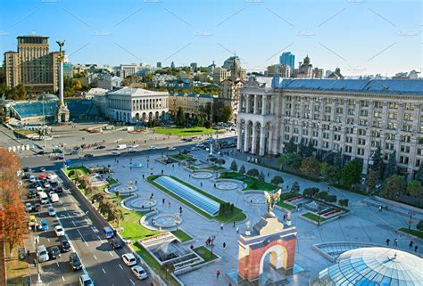 Kiev city center, Ukraine | Architecture Stock Photos ~ Creative Market