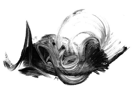 black and white abstract art print by paul maguire art ...