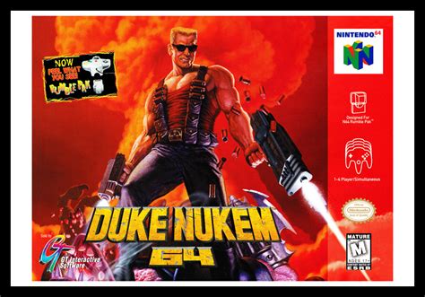 Duke Nukem 64 Poster - Retro Game Cases 🕹️