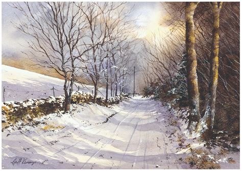 Color Palettes for Winter Landscape Paintings | Winter landscape ...