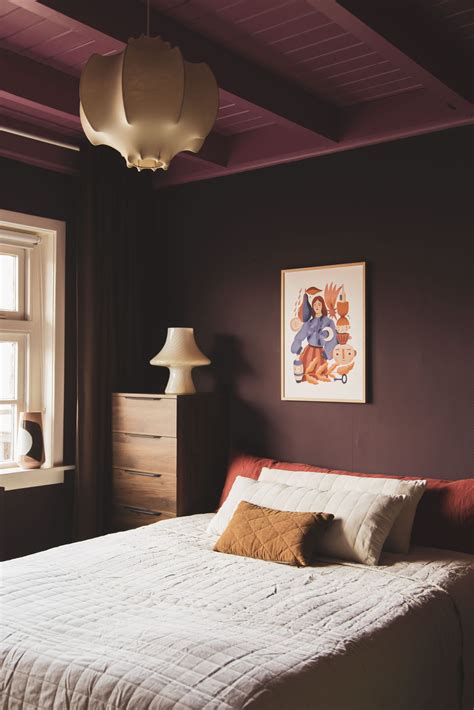 Farrow & Ball Brinjal - donebymyself Home Bedroom, Bedroom Interior ...