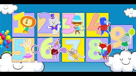 The Numbers Song - counting 1-10 song | number songs for children | the ... | Kids songs, Kids ...