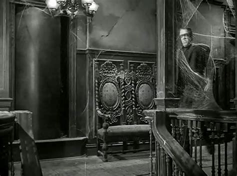 Inside the Munster House Screen Shots of All Interiors and Every Room: Upstairs Hallway ...